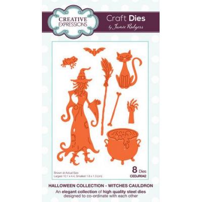 Creative Expressions Jamie Rodgers Craft Dies - Halloween Witches Cauldron
